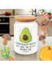 Mr. & Mrs. Panda Dose Avocado Glücklich mit Spruch in Weiß