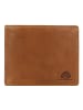 Greenburry Tornado Geldbörse RFID Schutz Leder 12 cm in peanut brown