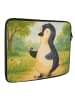 Mr. & Mrs. Panda Laptophülle Pinguin Marienkäfer Design ohne Spruch in Weiß