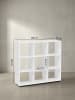 KADIMA DESIGN Design Bücherregal mit 9 Fächern 108 x 104 x 29 cm, Standregal