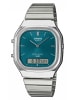 Casio Edgy Collection Herrenuhr AnaDigi Petrol Blau / Silber