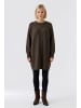 Oui Strickkleid in taupe mel