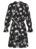 LASCANA Druckkleid in schwarz-bedruckt