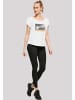 F4NT4STIC Long Cut T-Shirt Dandelion Blume in weiß