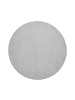 Beliani Kurzflor KEVIREL in Grau - (W) 160 x (L) 160 cm