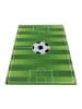 KADIMA DESIGN Teppich Kinder Flachgewebe Fußball Polyamid Antirutsch Spielzimmer