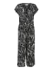 Kaffe Overall KAmira Loose fit in Black/Chalk Graphic Print