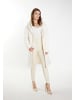 faina Damen Leichter Steppmantel in Creme