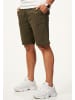 SOULSTAR Chinoshorts - mit Gummibund & Tunnelzug - Kurze Hose für Herren in Olive
