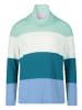 Betty Barclay Strickpullover mit Color Blocking in Patch Green/Blue
