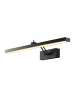 Licht-Erlebnisse Wandlampe EEK G (B)60.5 x (H)10 cm in Schwarz