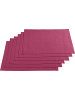 REDBEST Baumwolle Tischset 6er-Pack Seattle in beere
