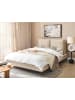 Beliani Doppelbett MELLE in Beige - (W) 155 x (H) 98 x (L) 240 cm