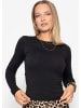 SASSYCLASSY Langarmshirt Set in Weiß-Schwarz