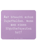 Mr. & Mrs. Panda Mousepad Spruch Ergotherapeut Held mit Spruch in Lavendeltraum