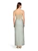 Vera Mont Abendkleid mit Seitenschlitzen in Mint/Silver