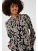 Cream Bluse langarm CRLucy Regular fit in Pitch Black Paisley