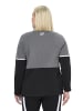 Ulla Popken Sweatjacke in schwarz