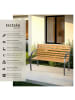 tectake Gartenbank - Michaela 2-Sitzer aus Holz - Wetterfest & Robust