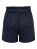 JACQUELINE de YONG Kurze Stoff Shorts Paperback Hose aus Leinen JDYSAY in Navy