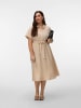 Vero Moda Hemdblusenkleid in Cement