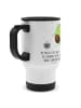 Mr. & Mrs. Panda Thermosbecher Avocado Tanzen mit Spruch in Weiß