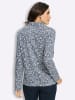 WITT WEIDEN Print-Shirt in dunkelblau-vanille-bedruckt
