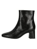 Clarks Ankle Boots Fernie Zip in 1219A Black Croc