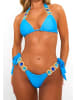 Moda Minx Bikini Hose Boujee Tie Side Brazilian in Sky Blue Shimmer