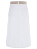 More & More Jeansrock in white