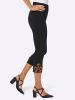 Sieh an! Caprileggings in schwarz