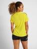 Hummel T-Shirt Hmlcore Damen in BLAZING YELLOW/TRUE BLUE