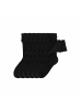 MUNADUNA 6er-Pack Seidene Spitzen-Bambusbaumwoll-Socken in Schwarz