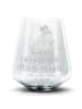 Mr. & Mrs. Panda Glas Pinguin umarmen mit Spruch in Transparent