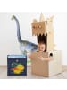 relaxdays 4 x Kinder Aufbewahrungsboxen "Tiere B" in Bunt - (B)30 x (H)30 x (T)30 cm