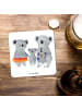 Mr. & Mrs. Panda Glasuntersetzer Koala Familie ohne Spruch in Weiß