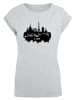 F4NT4STIC T-Shirt PARIS SKYLINE SHORT SLEEVE TEE in grau meliert