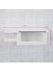SoBuy Toilettenpapierhalter in Weiß - (B)50 x (H)17 x (T)18cm