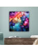 MuchoWow Leinwand bilder Abstrakte Kunst bunt (BxH)