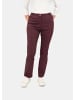 GOLDNER Perfekte Super-Stretch-Hose CARLA in bordeaux