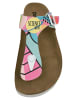 Dogo Lila Zehentrenner Sandalen - Science Wins 40 in Mehrfarbig