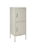 Beliani Büroschränke HURON in Beige - (W) 40 x (H) 102 x (L) 40 cm