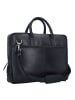 Plevier Vintage London Aktentasche RFID Schutz Leder 41 cm Laptopfach schwarz
