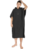 normani Weicher Mikrofaser Badeponcho Nosara in Schwarz