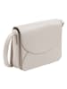 DuDu Cefalonia Umhängetasche Leder 21 cm in pearl grey