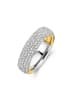 Ti Sento Milano Ring "Band mit Zirkonia vergoldet" in Gold