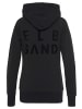 ELBSAND Kapuzensweatjacke in schwarz