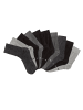 H.I.S Basicsocken in 4x schwarz, 2x grau-meliert, 2x hellgrau-meliert