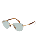 David Beckham Männer Sonnenbrille Panto Gold