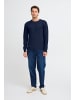 BLEND Strickpullover BHREDHILL CREW NECK KNIT NOOS in Blau